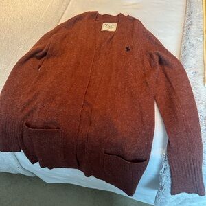 Abercrombie & Fitch Burnt Orange Cardigan